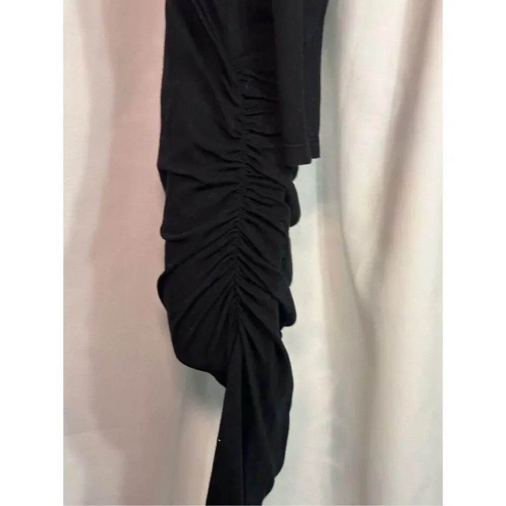 Beautiful UNIQUE Michael Stars Anthropologie Black Maxi Dress Longsleeves Bodyc - Picture 5 of 10